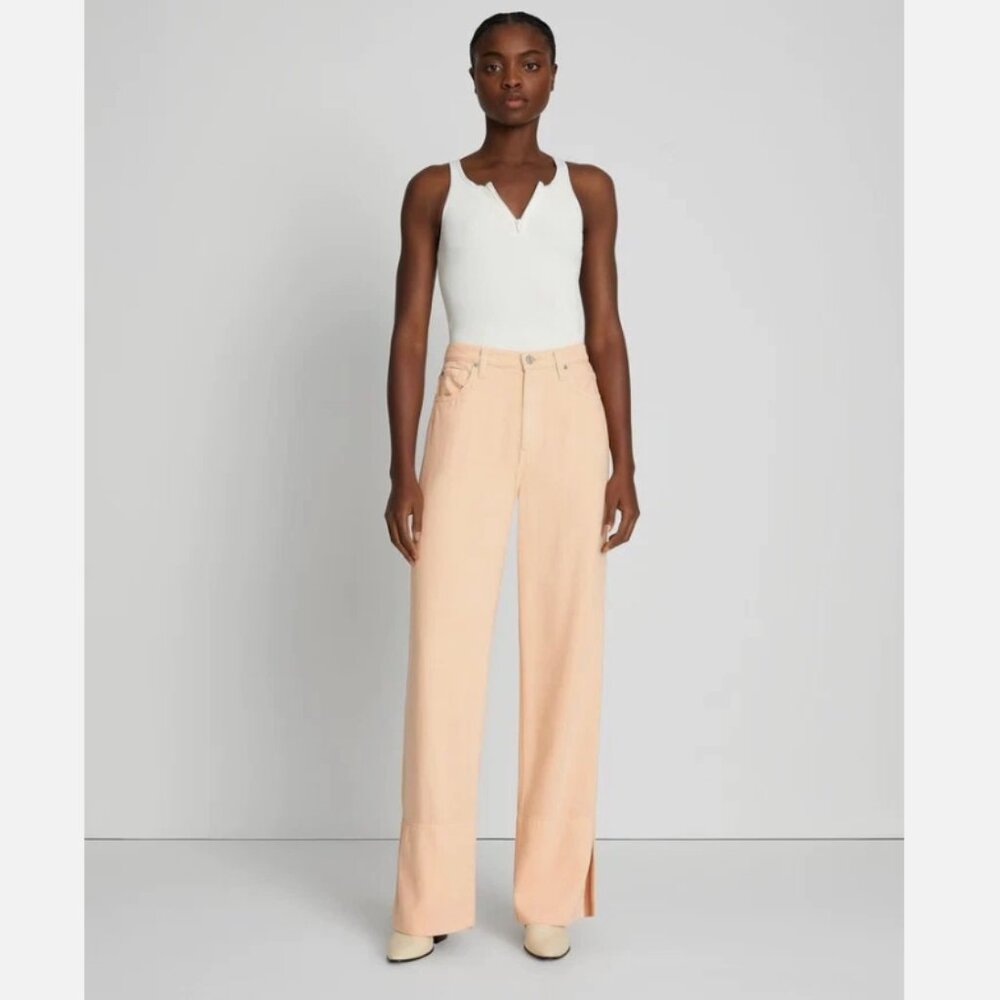 7 For All Mankind Women's Denim Lustre Trouser Jeans Size 26 in‎ Prairie Sunset